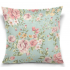 WellLee Shabby Chic Pink Floral Cushion Pillowcase,Sofa Bed Pillow Case Cover(20x20inch) Twin Sides